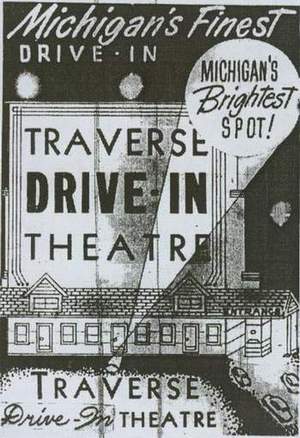 Traverse Drive-In Theatre - Newspaper Ad June 30 1950 (newer photo)